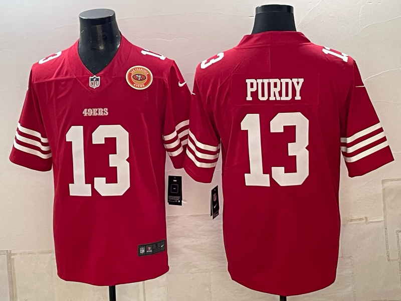 Men 2026 Nike San Francisco 49ers #13 Purdy Red NFL Jersey 1023004->san francisco 49ers->NFL Jersey